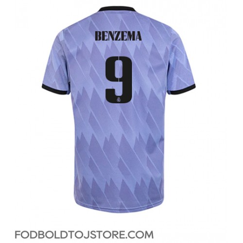 Real Madrid Karim Benzema #9 Udebanetrøje 2022-23 Kortærmet
